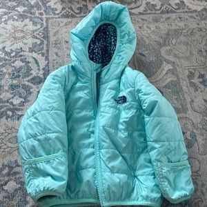 The north face reversible puffer jacket